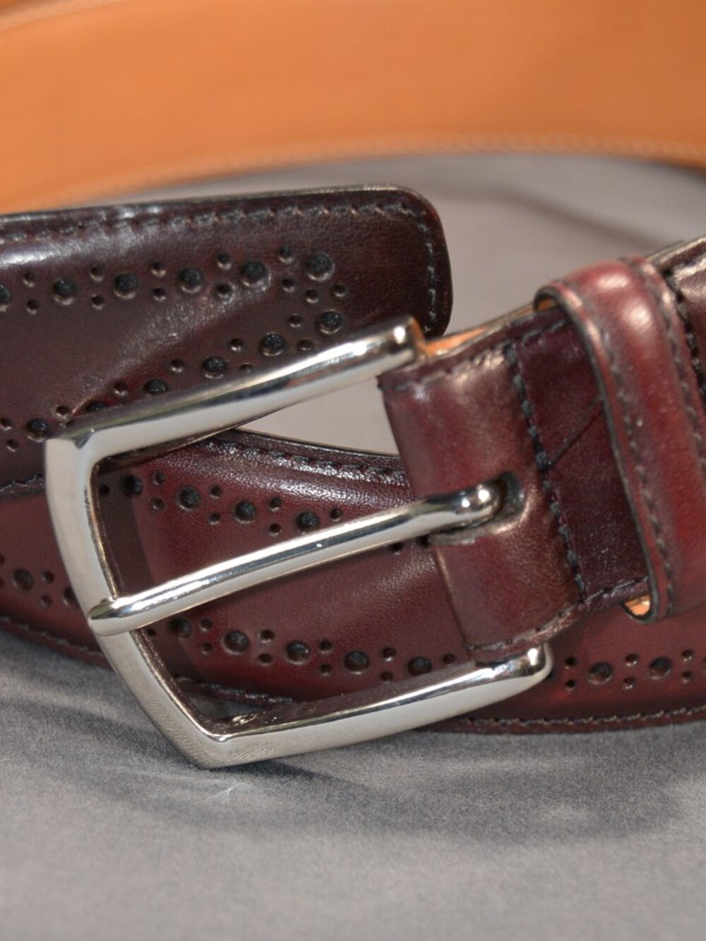 Allen Edmonds Manistee men's belt 42